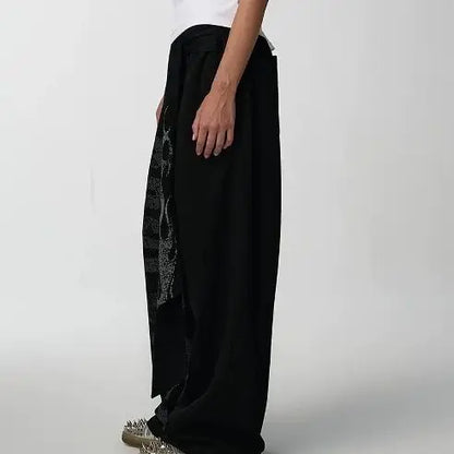 Flame Streamer Loose Cool Sweatpants