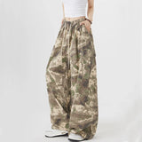 Streetwear Casual Vintage Camouflage Cargo Jeans
