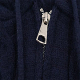 Effortless Slim Fit Zipper Hooded Cardigan