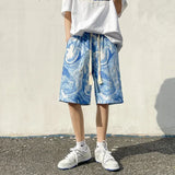 Streetweear Cool Comfort Vibrant Tie Dye Art Shorts