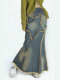 Vintage Star Maxi Skirt