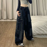 Y2k Denim Vintage Patchwork Baggy Pants