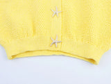 Sweet Versatile V-Neck Knitted Cardigan