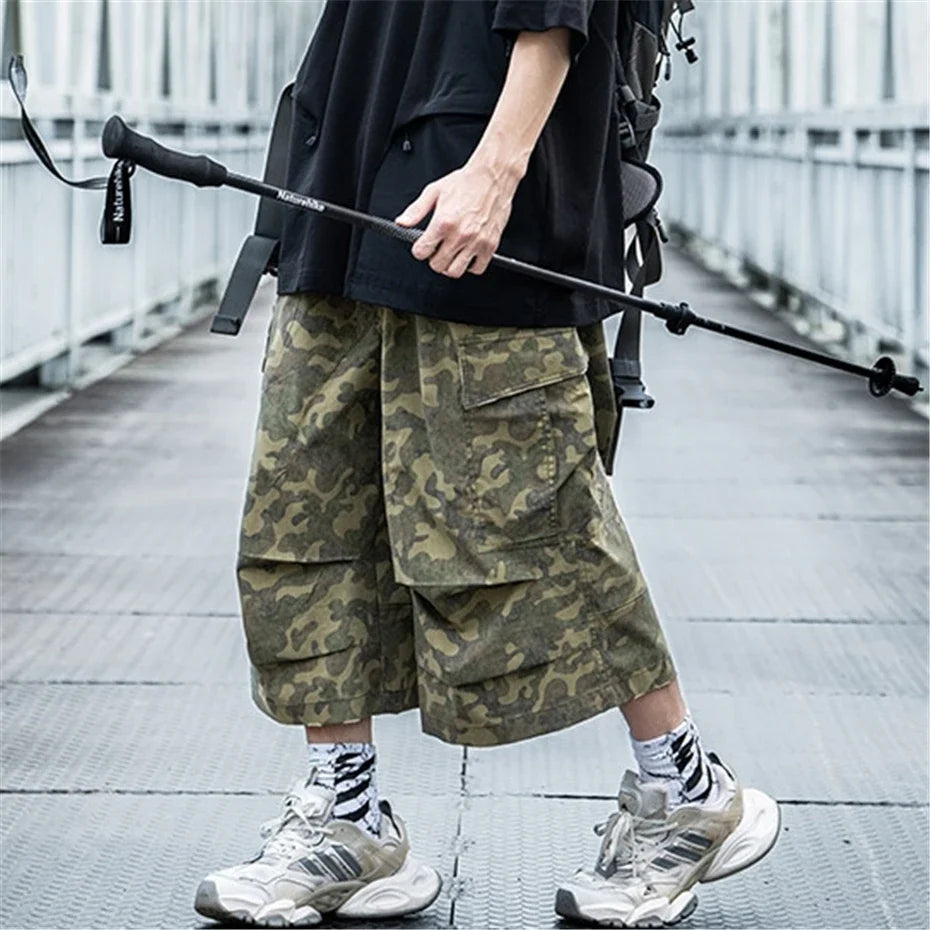 Straight & Sleek Camouflage Tactical Cargo Jorts