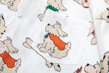 Streetwear Vibrant Cartoon Dog Cute Beach Shirt