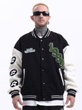 Vintage Flower Varsity Jacket