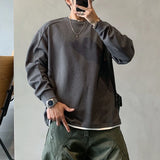 Vintage Hip Hop Fake Two-Piece Sweatshirt