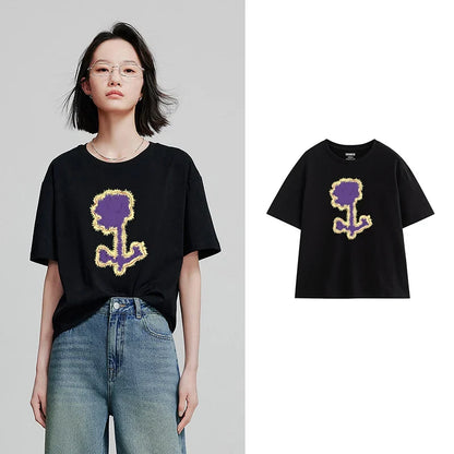 Stylish Short Sleeve Spring T-Shirt