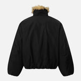 Retro Thick Quilted Fur Collar Jacket