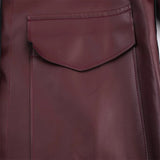 Fashionable Hip Hop Imitation Leather Jacket