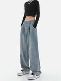 Wide Leg Baggy Denim Pants