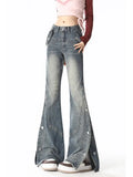 Spicy Girl High Waisted Flared Jeans