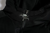 Loose Devil Horns Wings Bag Jacket