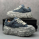 Streetwear Canvas Lace-Up Casual Sneaker