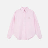 Luxury Striped Fitted Long Sleeve Shirt