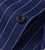 Stylish Striped Pocket Designer Long Sleeve Shirt