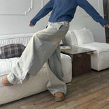 Retro Loose Wide Leg Denim Jeans