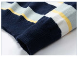 Winter Cozy Hip Hop Striped Knit Sweater