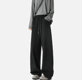 Youthful Wrinkled Campus Straight Leg Sweatpants