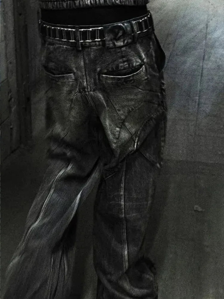 Y2K Patchwork Flare Jeans