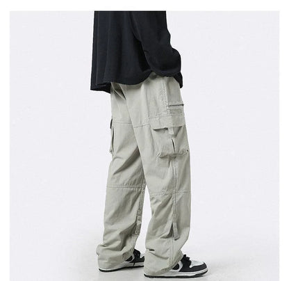 Oversized Zipper Cargo Pants