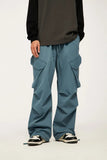 Pleated Baggy Cargo Pants