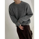 Trendy Korean Style Loose Wool Sweater