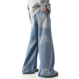 Retro Boy Freind Vintage Oversized Blue Casual Jeans