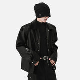 Stylish American Style High Street Leather Jacket