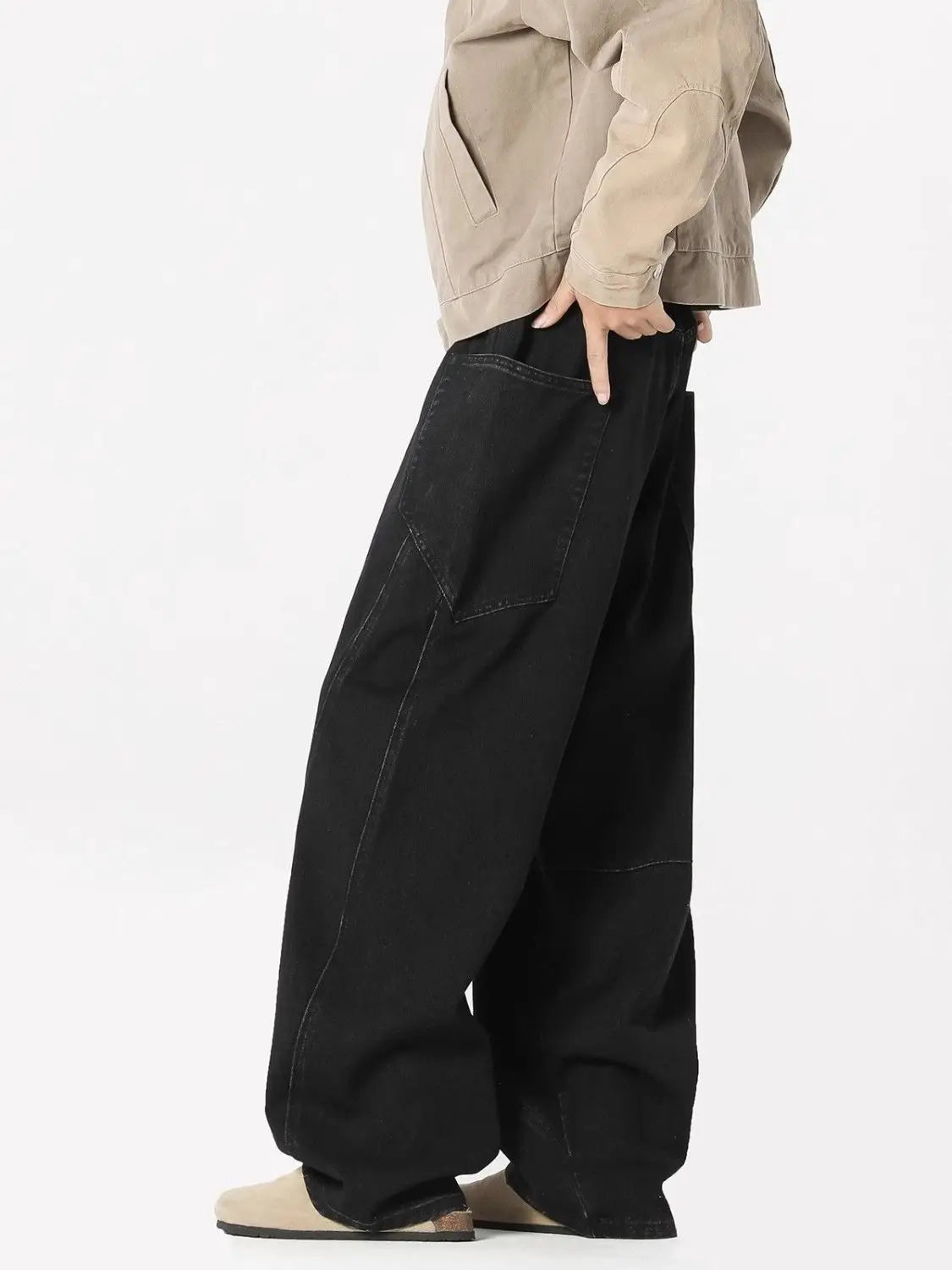 Trendy Loose Straight Jeans