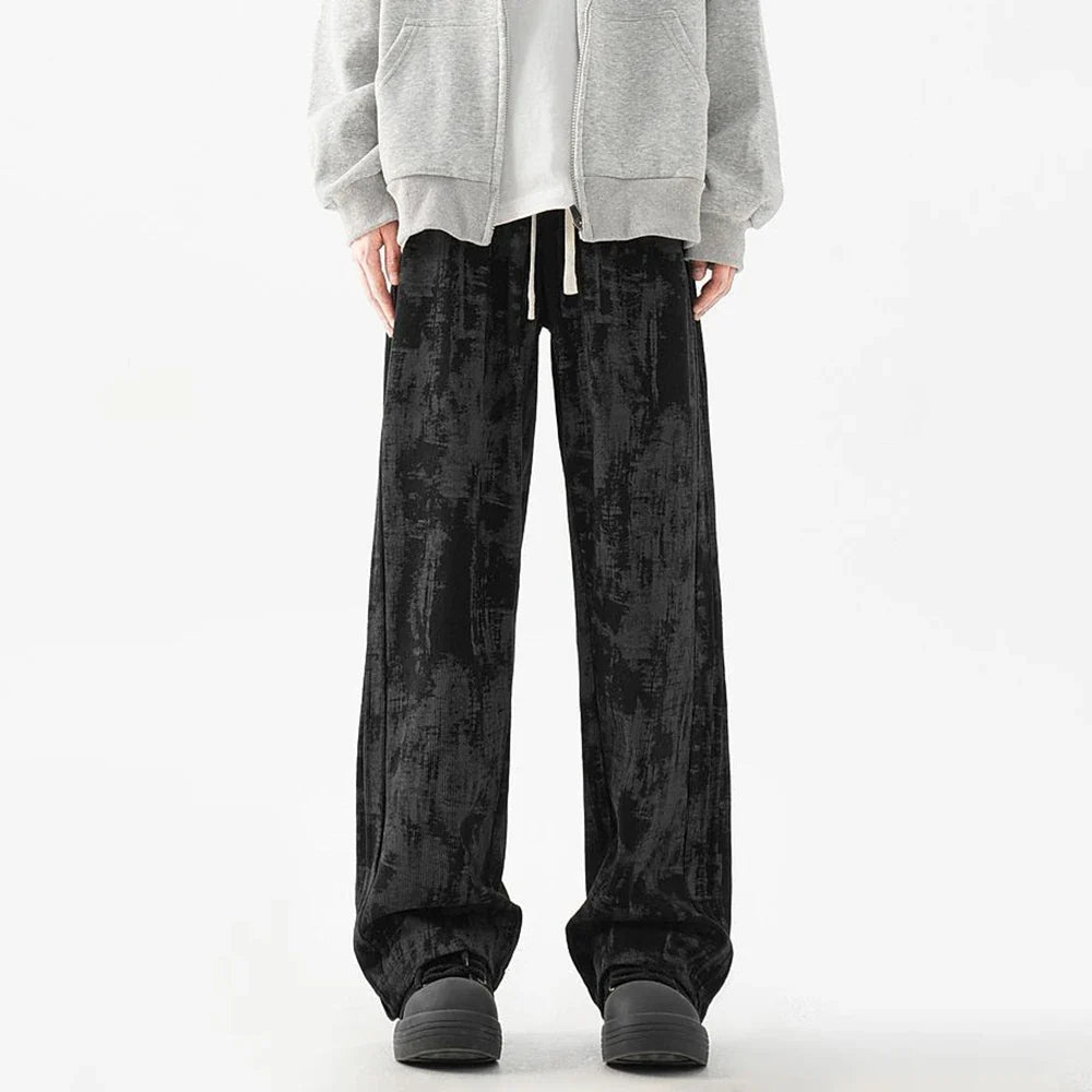 Flattering Straight Drape Casual Pants