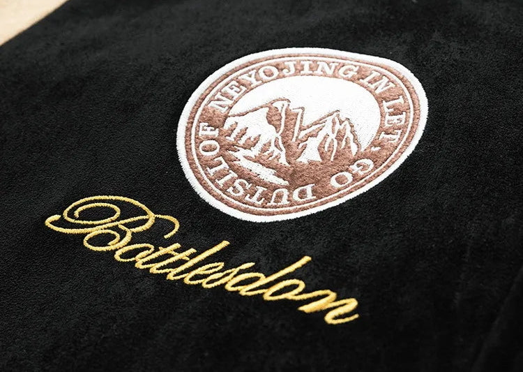 Streetwear Embroidered High Street Varsity Jacket