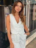 Summer Polyester Women's Vest