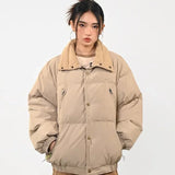Premium Stand Collar Oversized Puffer Jacket