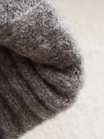 Knitted Crew Neck Sweater