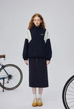 Streetwear Oversized Varsity Windbreaker Jacket