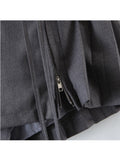 Split Sexy Pleated Mini Skirts