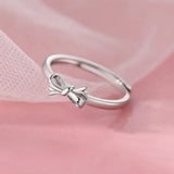 Sweet Bow Knot Opening Finger Ring