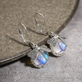 Multicolour Moonstone Dragonfly Earrings
