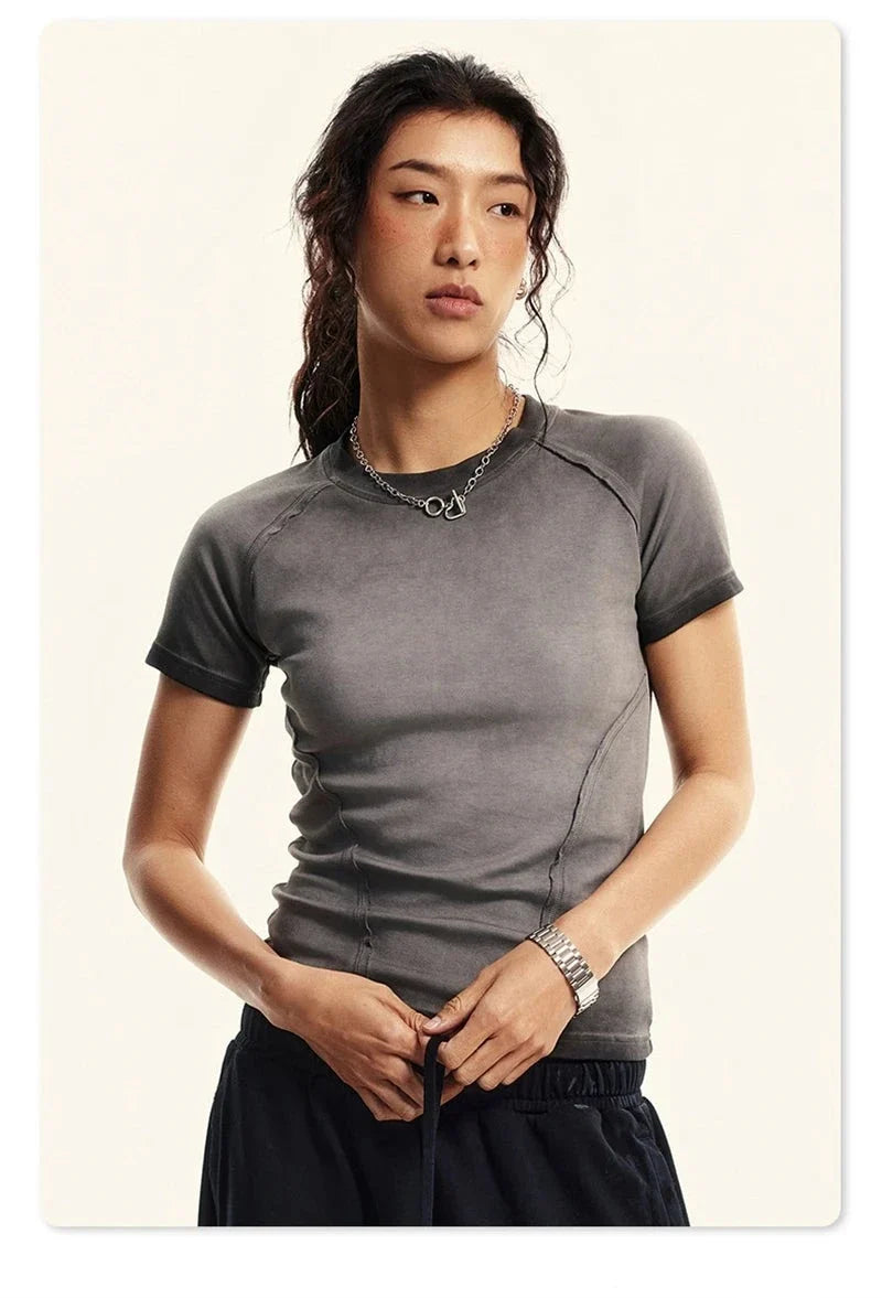 Women's Retro Elastic T-Shirt