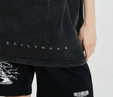 Vintage Doberman Graphic Washed Black T-shirt