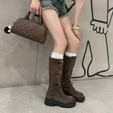 Vintage Classic Y2K Style Knee-High Boot