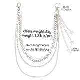 Y2K Star Punk Jeans Chain