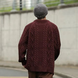 Breathable Warm Retro Simplicity Knitted Sweater