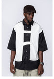 Retro Tactical Patchwork  Shirt