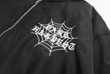 Vintage Black Embroidery Spider Jacket