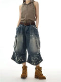 Urban Distressed Cargo Jorts