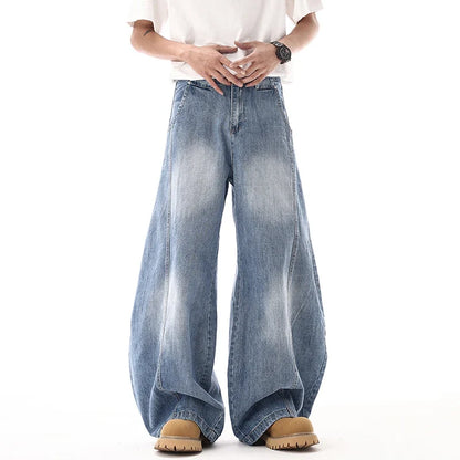 Original Gradient Washed Loose Wide Leg Jeans