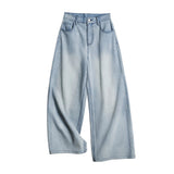 Vintage Comfort Blue Wide Leg Jeans