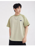 High-Quality Striped Splice Loose Casual Summer T-Shirt